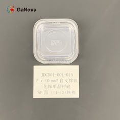 5*10mm2 SP-προσώπου (11-12) Un-Doped ειδική αντίσταση υποστρωμάτων ενιαίου κρυστάλλου GaN Si-τύπων??????????? &gt; 10 ⁶ Ω·Συσκευή εκατ. RF