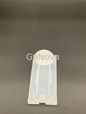 Επίπεδη γωνία γωνίας 16mm Υποστρώματα Ζαφείρι με μοτίβο Μπροστινή επιφάνεια