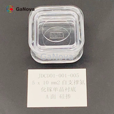 5*10mm2 α-προσώπου Un-doped ειδική αντίσταση υποστρωμάτων ενιαίου κρυστάλλου GaN ν-τύπων??????????? &lt; 0,05 Ω·συσκευή/λέιζερ δύναμης εκατ.