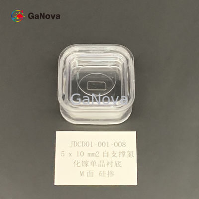 5*10mm2 μ-προσώπου Un-Doped ειδική αντίσταση υποστρωμάτων ενιαίου κρυστάλλου GaN ν-τύπων??????????? &lt; 0,05 Ω·συσκευή/λέιζερ δύναμης εκατ.