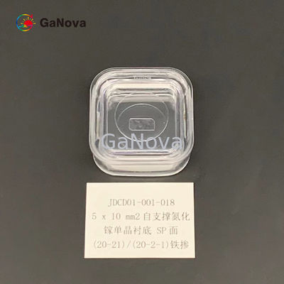 5x10mm2 Sp Face Gan Epitaxial Wafer Un Doped Si Type Gan Μονοκρυσταλλικό Υπόστρωμα