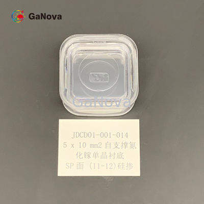 SP-Face 11-12 μη ντοπιζόμενος N-τύπος ελεύθερος GaN μονοκρυσταλλικός υπόστρωμα Αντίσταση 0,05 Ω·cm Μακρό ελάττωμα Πυκνότητα 0cm−2